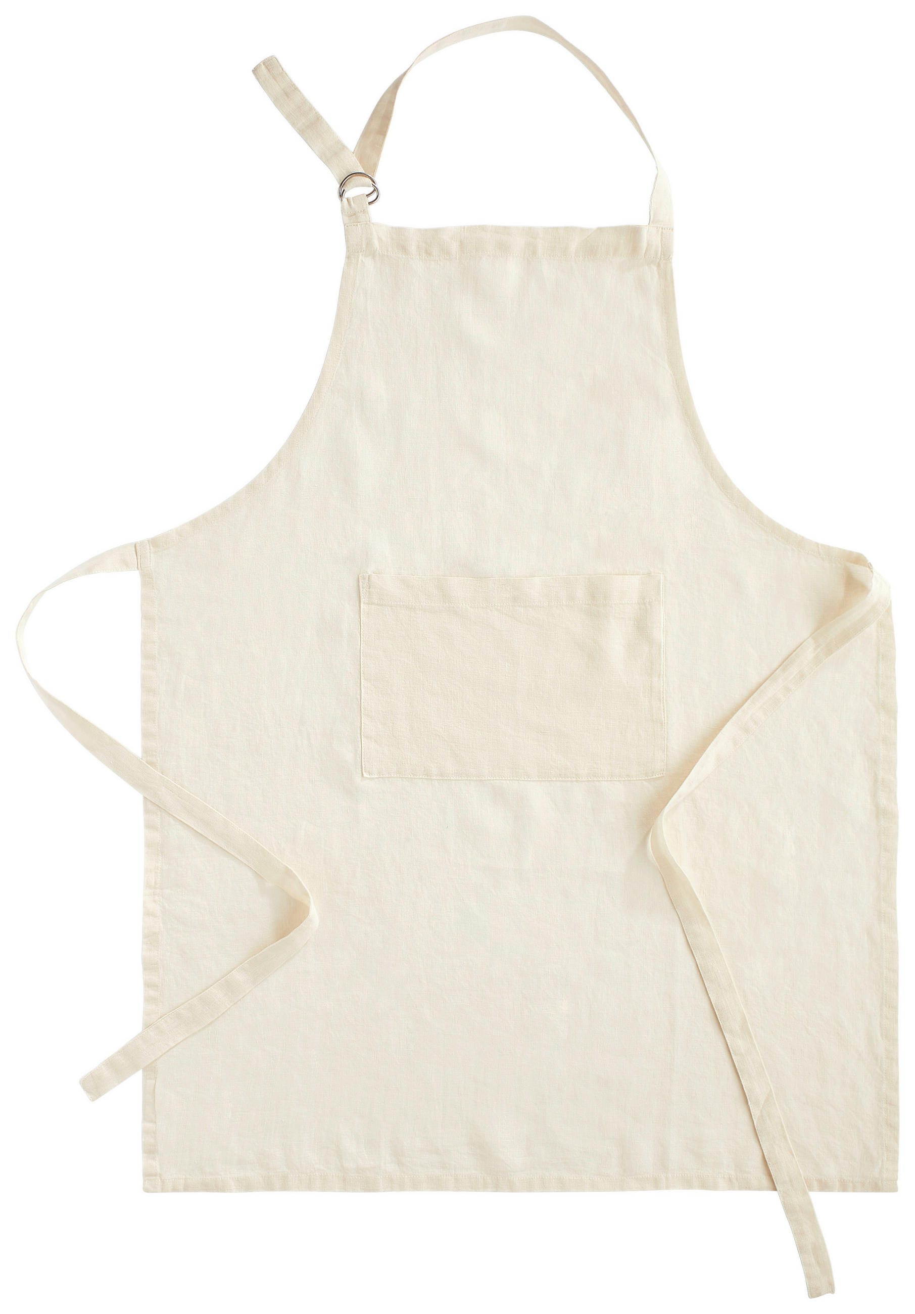 Leinen Schürze, Natur Naturfarben  - Naturfarben, Trend, Textil (70/90cm) - Ambiente