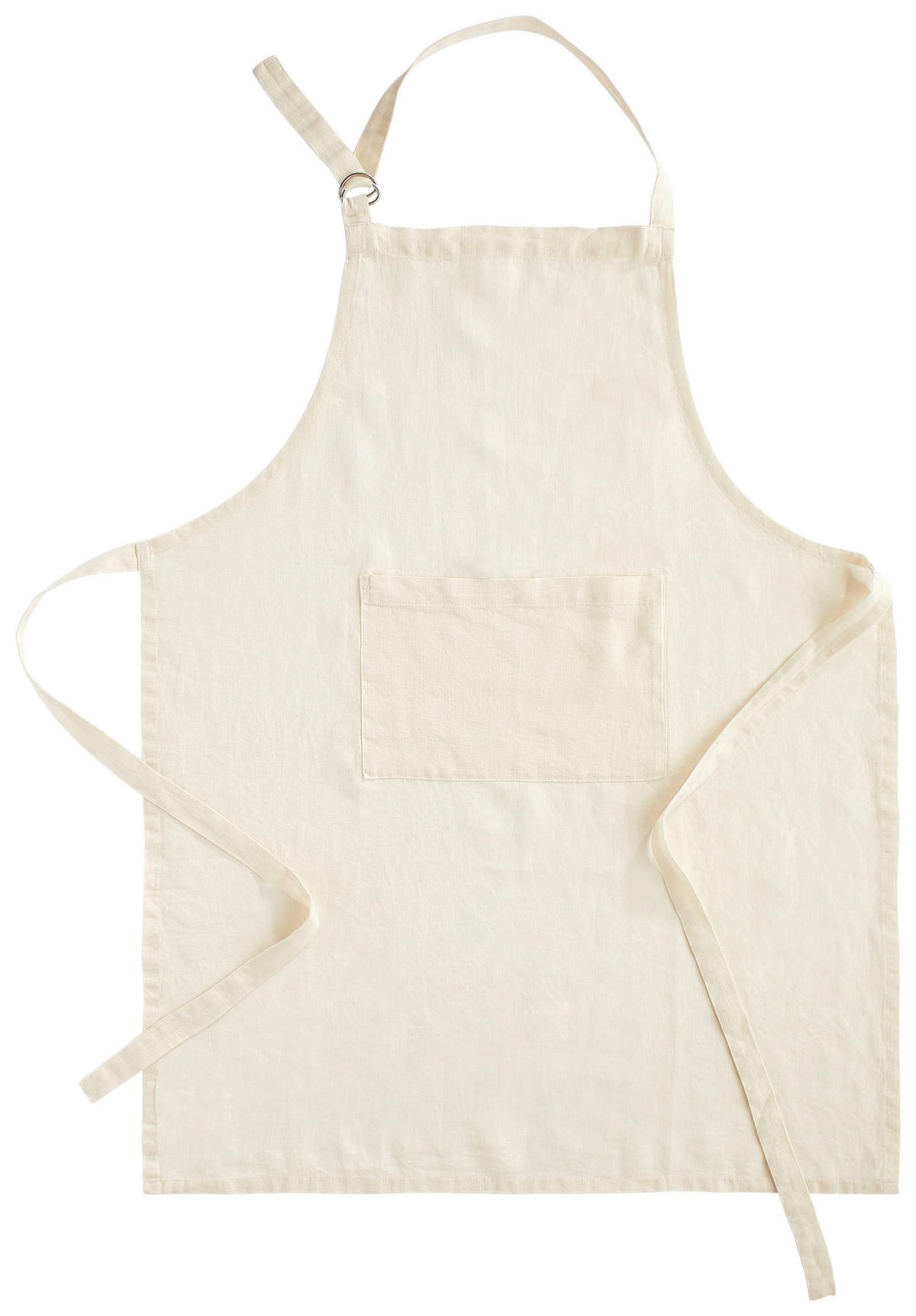 Leinen Schürze, Natur Naturfarben  - Naturfarben, Trend, Textil (70/90cm) - Ambiente