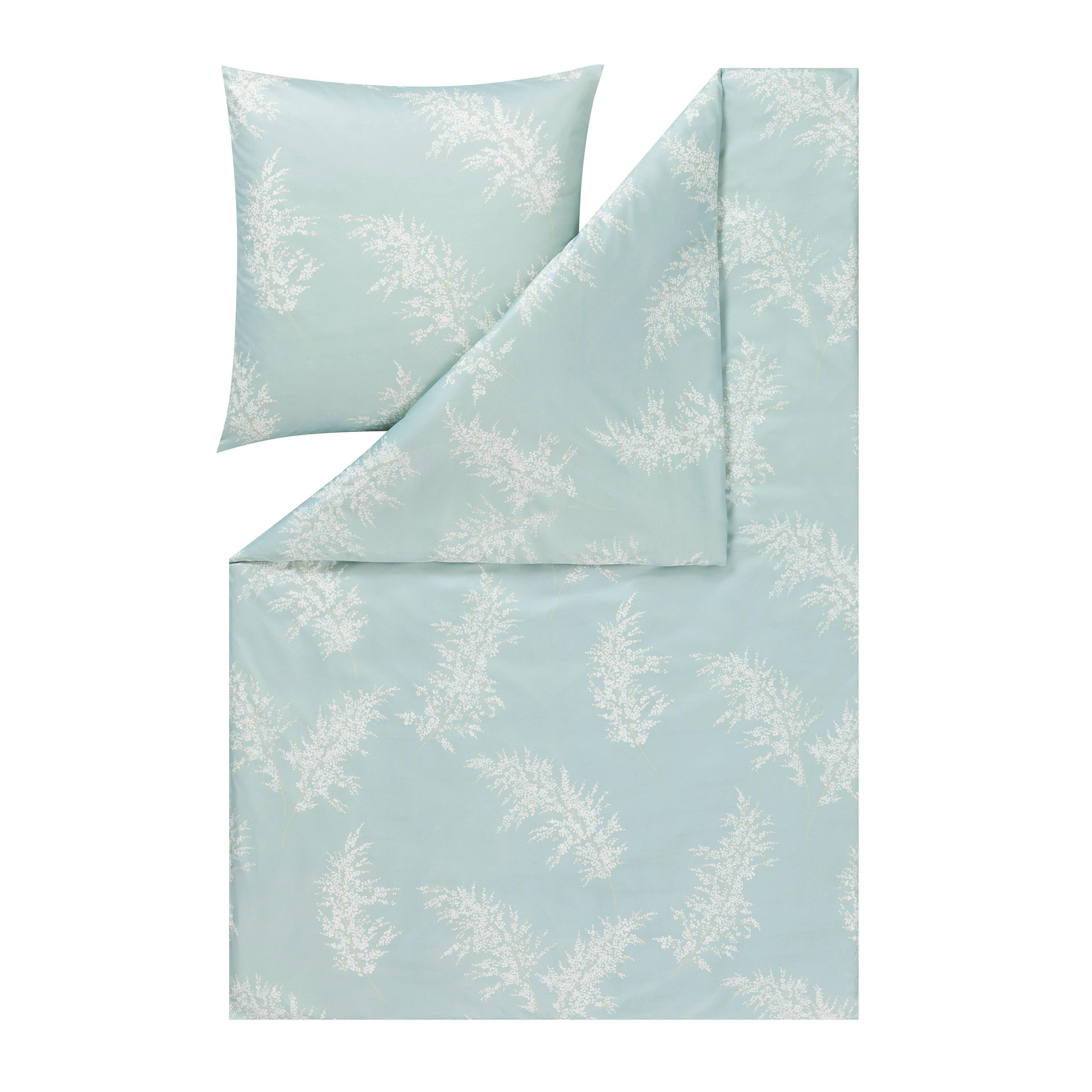 BETTWÄSCHE Atelier Interlock-Jersey 155/200 cm  - Mintgrün, Design, Textil (155/200cm) - Estella