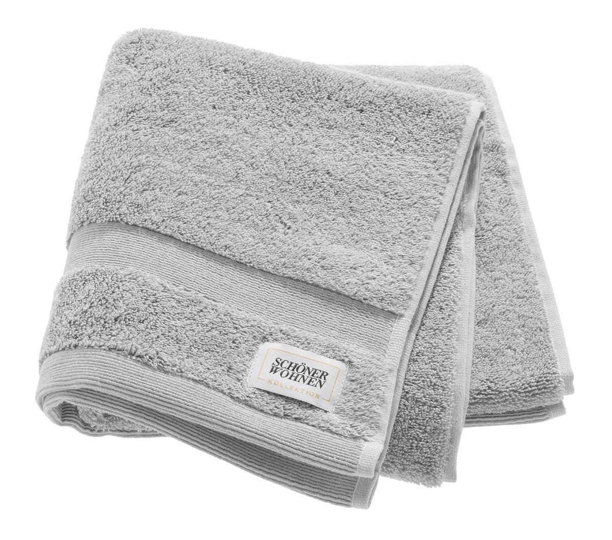 HANDTUCH SW-CUDDLY Grau  - Grau, Basics, Textil (50/100cm) - Schöner Wohnen