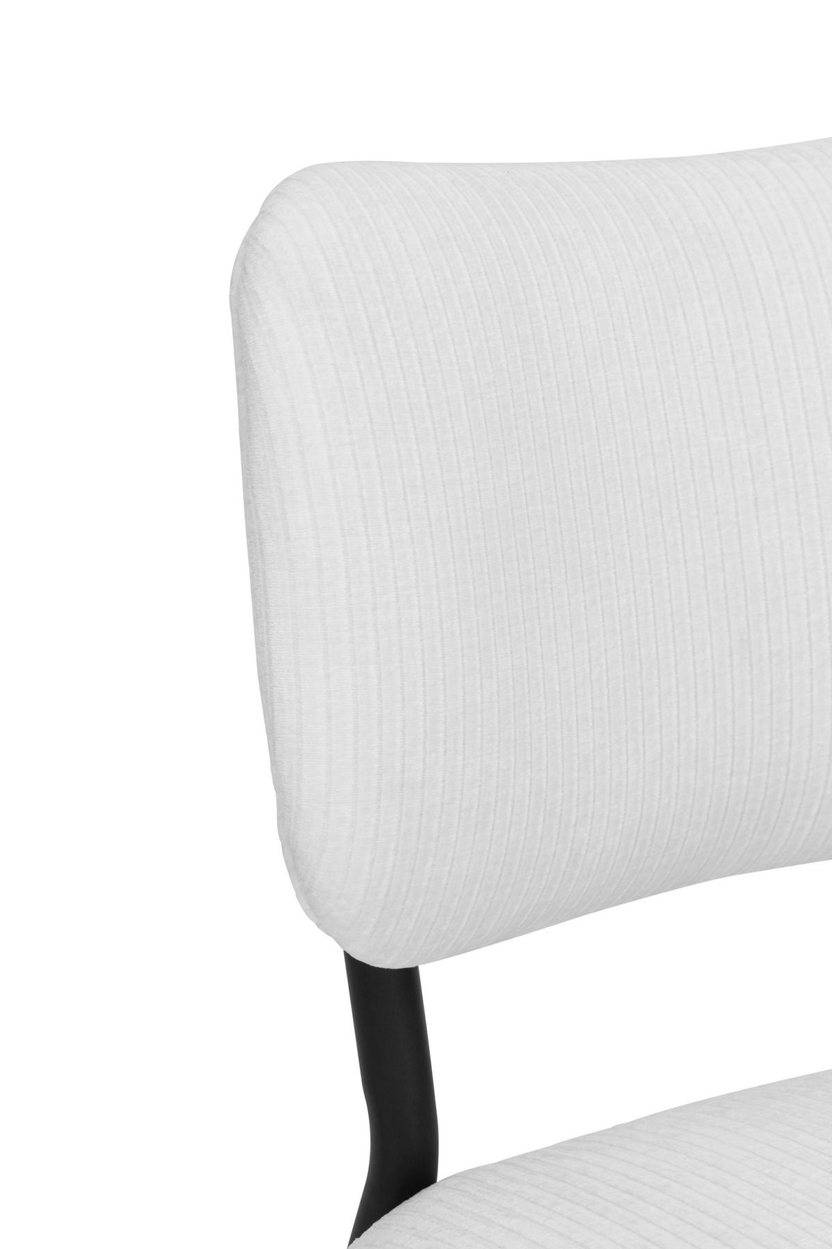 KŘESLO, textil, krémová - černá/krémová, Design, kov/textil (62/76/65,5cm) - P & B