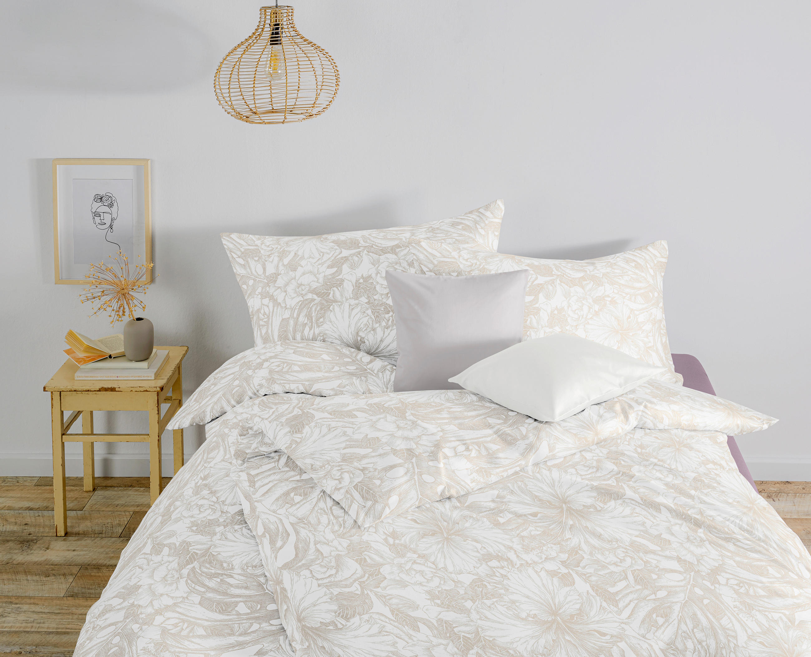 BETTWÄSCHE 140/200 cm  - Weiß, Basics, Textil (140/200cm) - Fleuresse