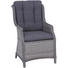GARTENSESSEL - Grau, ROMANTIK / LANDHAUS, Kunststoff/Textil (76/61/98cm) - Ambia Garden GARTENSESSEL - Grau, ROMANTIK / LANDHAUS, Kunststoff/Textil (76/61/98cm) - Ambia Garden