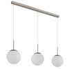 HÄNGELEUCHTE 104/20/120 cm  - Transparent/Weiß, Design, Glas/Kunststoff (104/20/120cm)