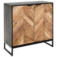 KOMMODE  in 90/90/40 cm  - Schwarz/Akaziefarben, Design, Holz/Holzwerkstoff (90/90/40cm) - MID.YOU