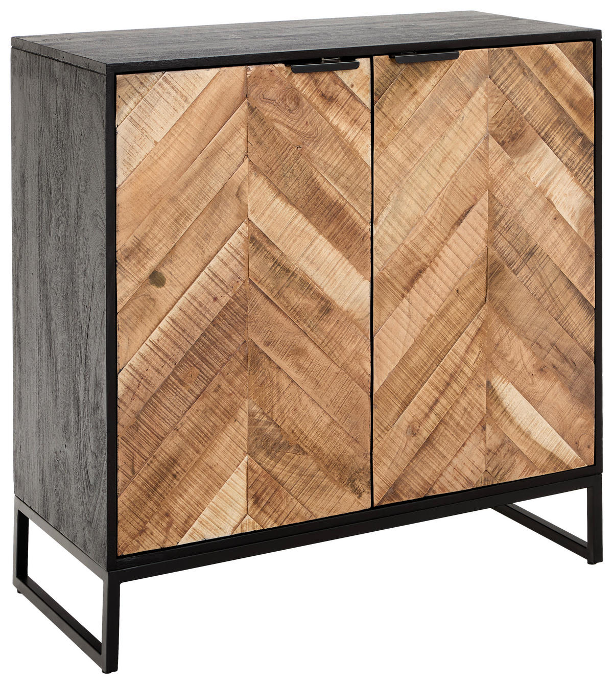 KOMMODE  in 90/90/40 cm  - Schwarz/Akaziefarben, Design, Holz/Holzwerkstoff (90/90/40cm) - MID.YOU