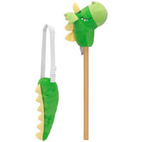 STECKENPFERD  - Gelb/Grün, Basics, Kunststoff/Textil (70cm) - My Baby Lou