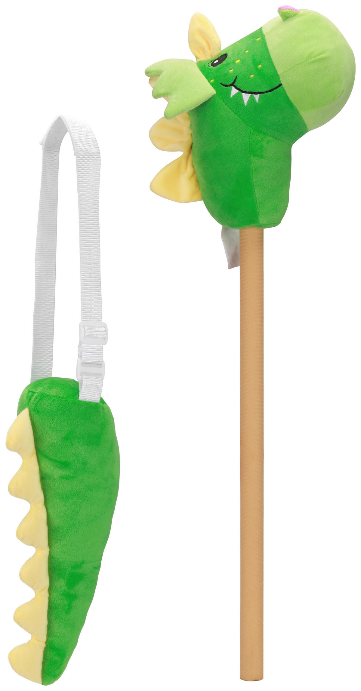 STECKENPFERD  - Gelb/Grün, Basics, Kunststoff/Textil (70cm) - My Baby Lou