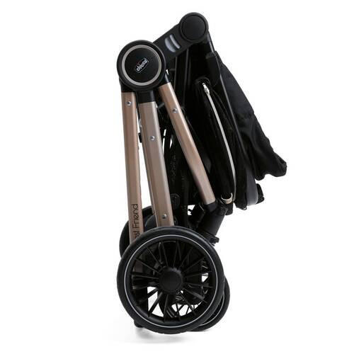 KINDERWAGEN  BEST FRIEND PRO  Black Re Lux  - Schwarz, Basics, Textil/Metall (60/95/106cm) - Chicco