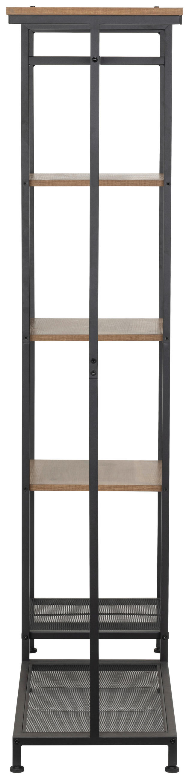 GARDEROBENSTÄNDER in Naturfarben, Schwarz 100/165/36 cm   - Schwarz/Naturfarben, MODERN, Holzwerkstoff/Metall (100/165/36cm) - PBJ