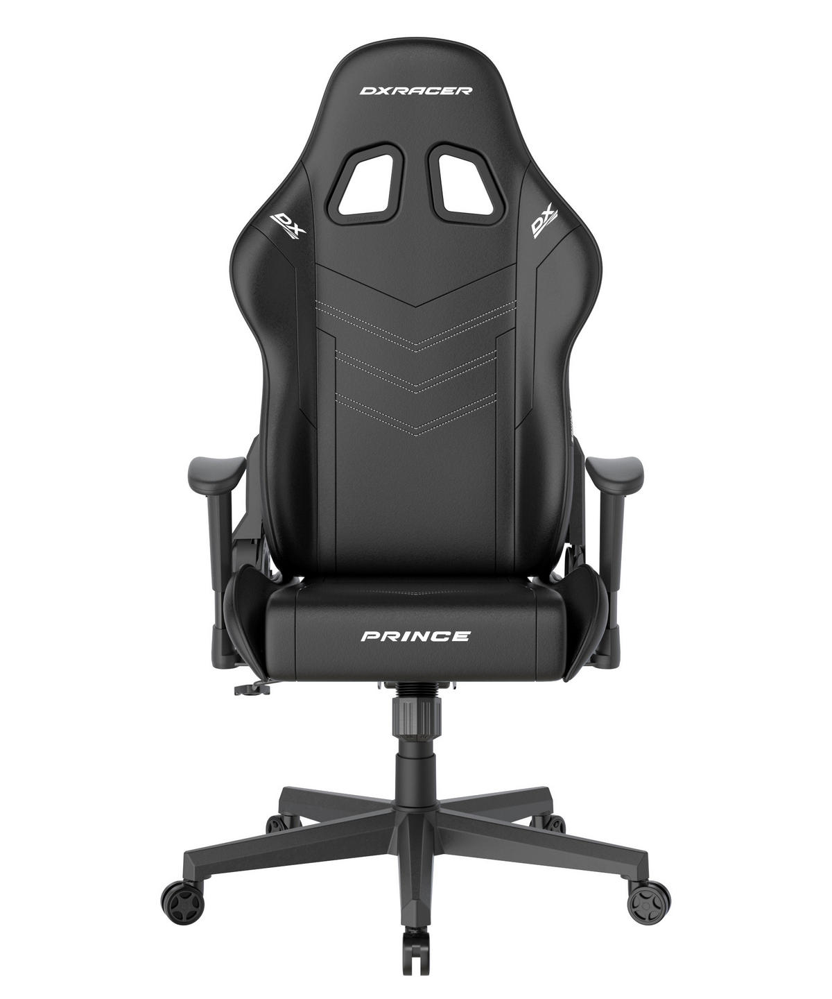 GAMINGSTUHL  in Lederlook Schwarz  - Schwarz/Weiß, KONVENTIONELL, Kunststoff/Textil (70/132/70cm) - Dxracer