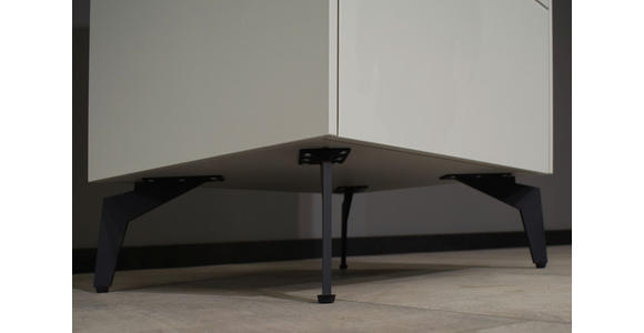 FUßSET 17/15/1 cm - Schwarz, Design, Metall (17/15/1cm) - Novel