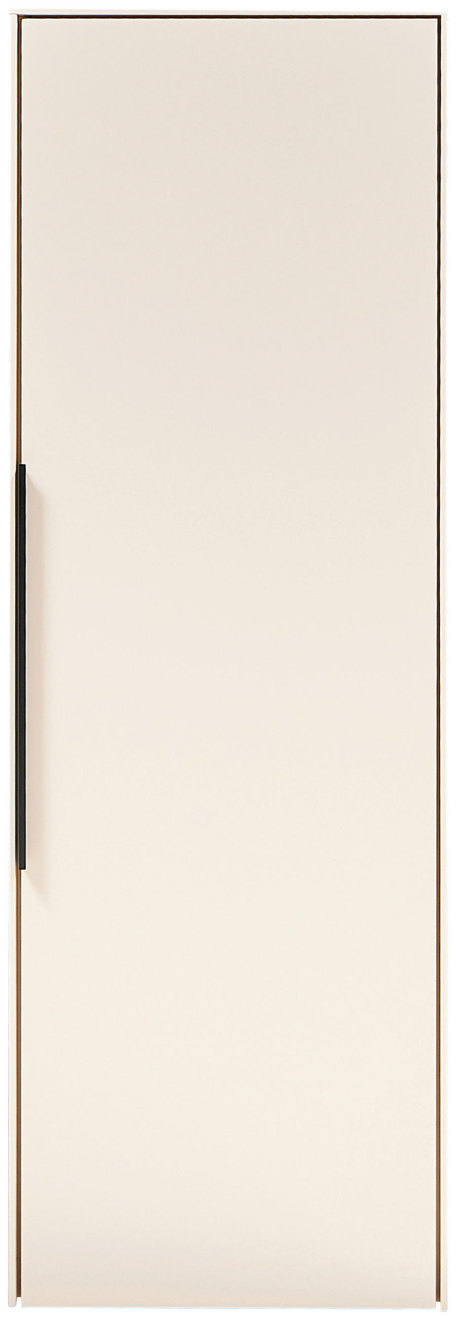 MIDISCHRANK 38/115/30 cm  - Kaschmir/Schwarz, Design, Holzwerkstoff/Kunststoff (38/115/30cm) - home24