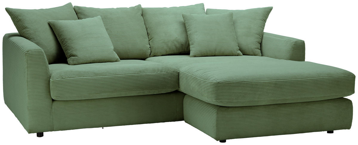 Freisteller von home24 ECKSOFA Olivgrün Cord.