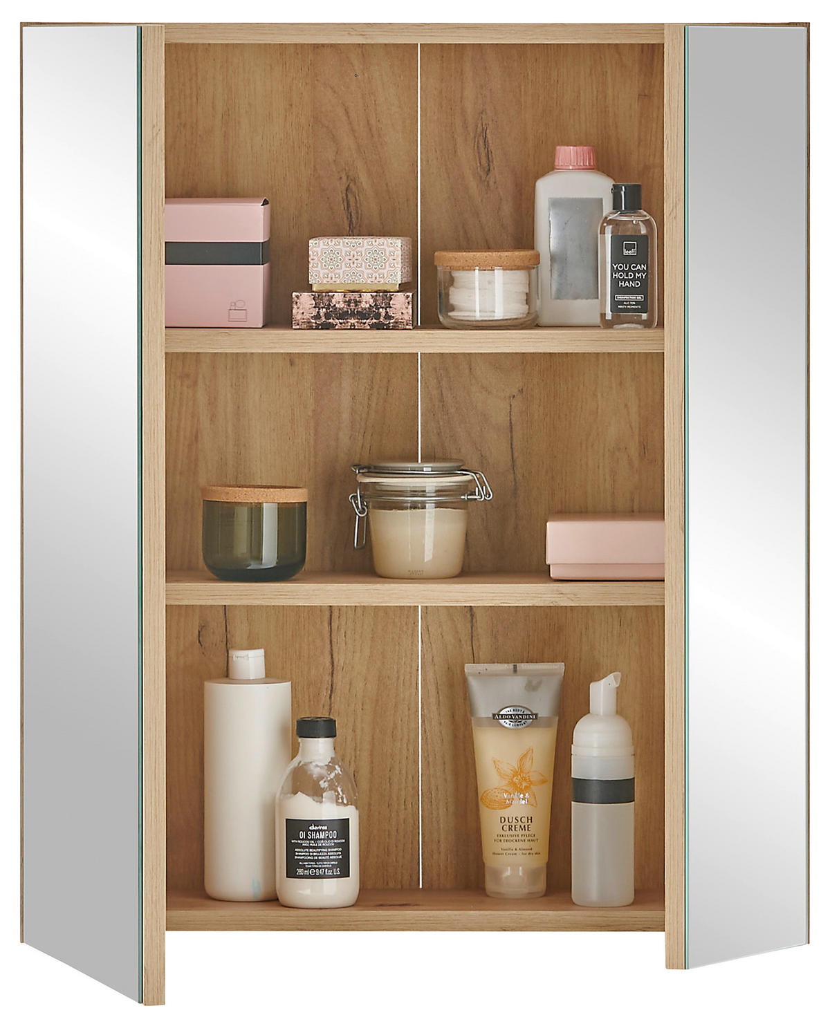 SPIEGELSCHRANK 60/70/20 cm  - Eiche Artisan, MODERN, Glas/Holzwerkstoff (60/70/20cm) - MID.YOU