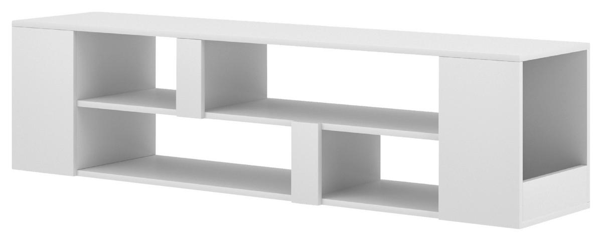 LOWBOARD  in 155/40/35 cm  - Weiß, Design, Holzwerkstoff/Kunststoff (155/40/35cm) - MID.YOU