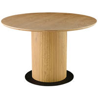 JÍDELNÍ STŮL, dub, barvy dubu, 120/120/75 cm - barvy dubu/černá, Lifestyle, kov/dřevo (120/120/75cm) - MID.YOU