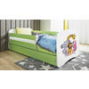 KINDER-/JUNIORBETT - Birkefarben/Weiß, MODERN, Holz/Holzwerkstoff (80/160cm) - MID.YOU