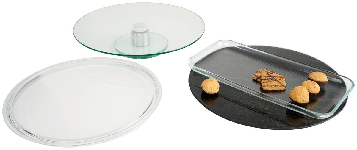 TORTENPLATTE - Klar, Basics, Glas (31,5cm) - Leonardo