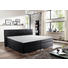BOXSPRINGBETT 'PRINZ' H2 Lederlook 200/200 cm INKL. Matratze, gepolstertes Kopfteil, Bettkasten, Topper - Silberfarben/Schwarz, MODERN, Textil (200/200cm) - Novel BOXSPRINGBETT 'PRINZ' H2 Lederlook 200/200 cm INKL. Matratze, gepolstertes Kopfteil, Bettkasten, Topper - Silberfarben/Schwarz, MODERN, Textil (200/200cm) - Novel
