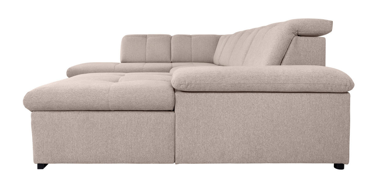 WOHNLANDSCHAFT in Beige  - Beige/Grau, Design, Textil/Metall (215/328/173cm) - MID.YOU