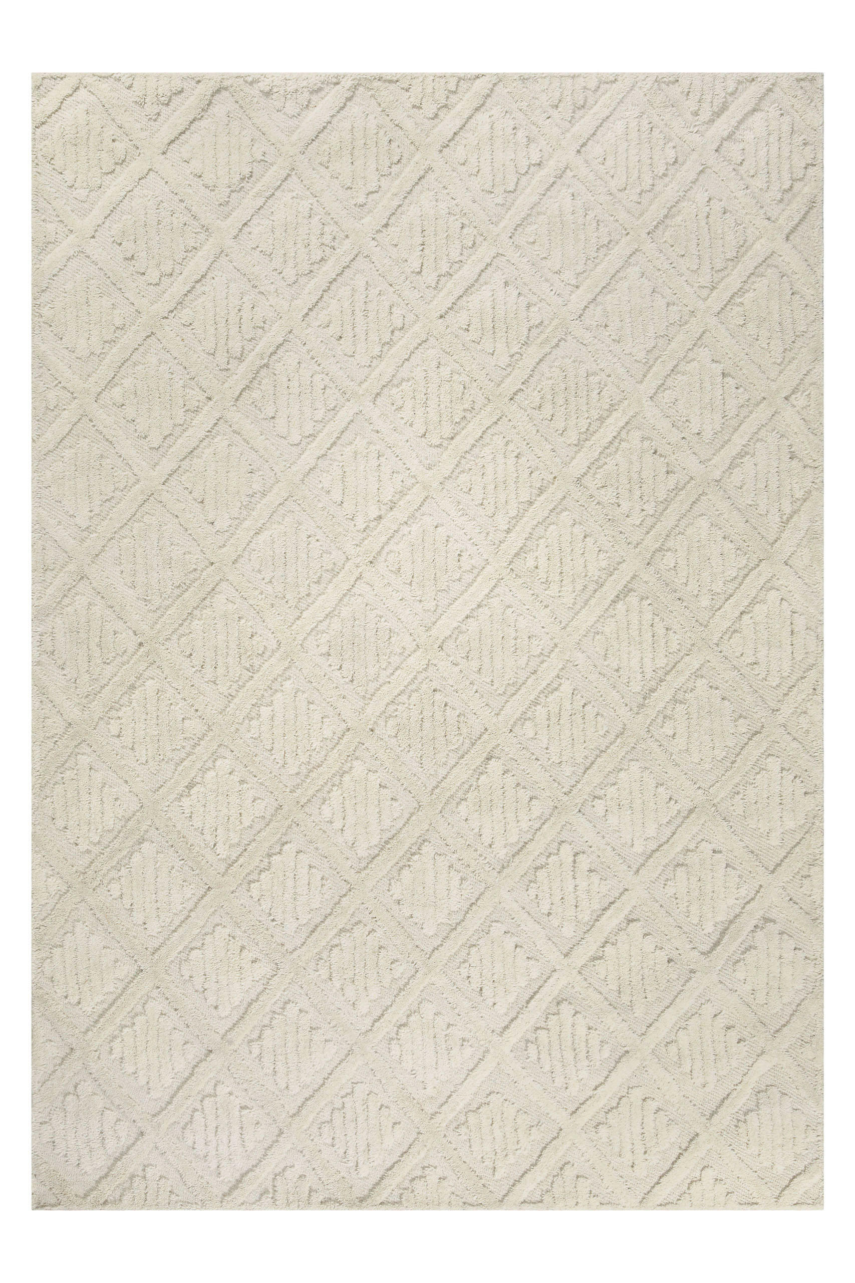 WEBTEPPICH Wohnzimmer 200/300 cm Hamptons Seventeen Creme rechteckig  - Creme, KONVENTIONELL, Textil (200/300cm) - WECON HOME