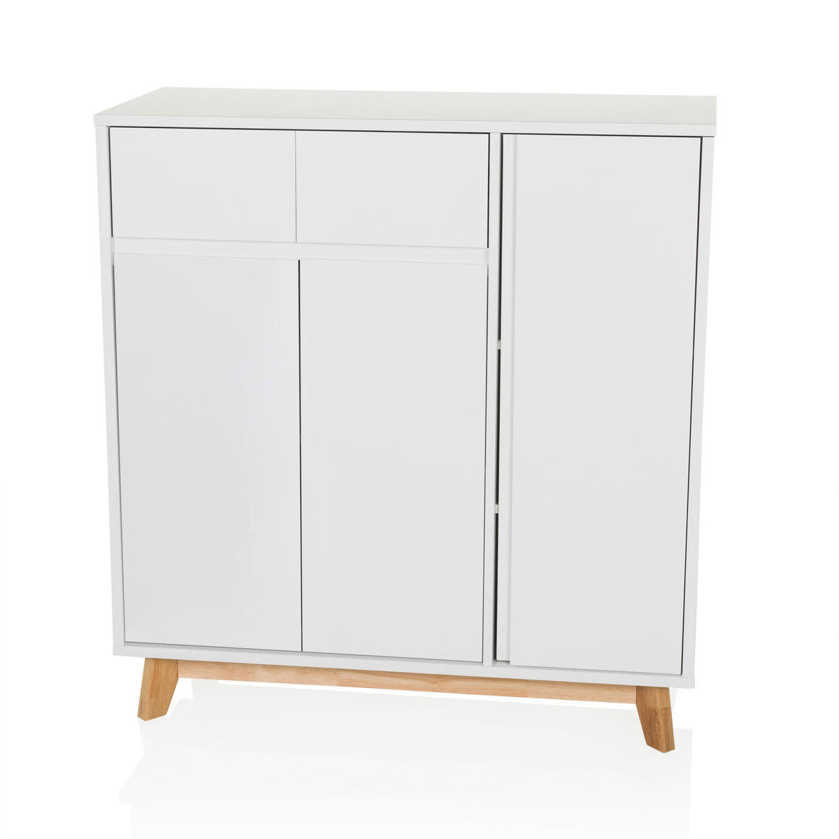 KOMODA, bílá, 80/85/34 cm - bílá, Moderní, dřevo/kompozitní dřevo (80/85/34cm) - MID.YOU