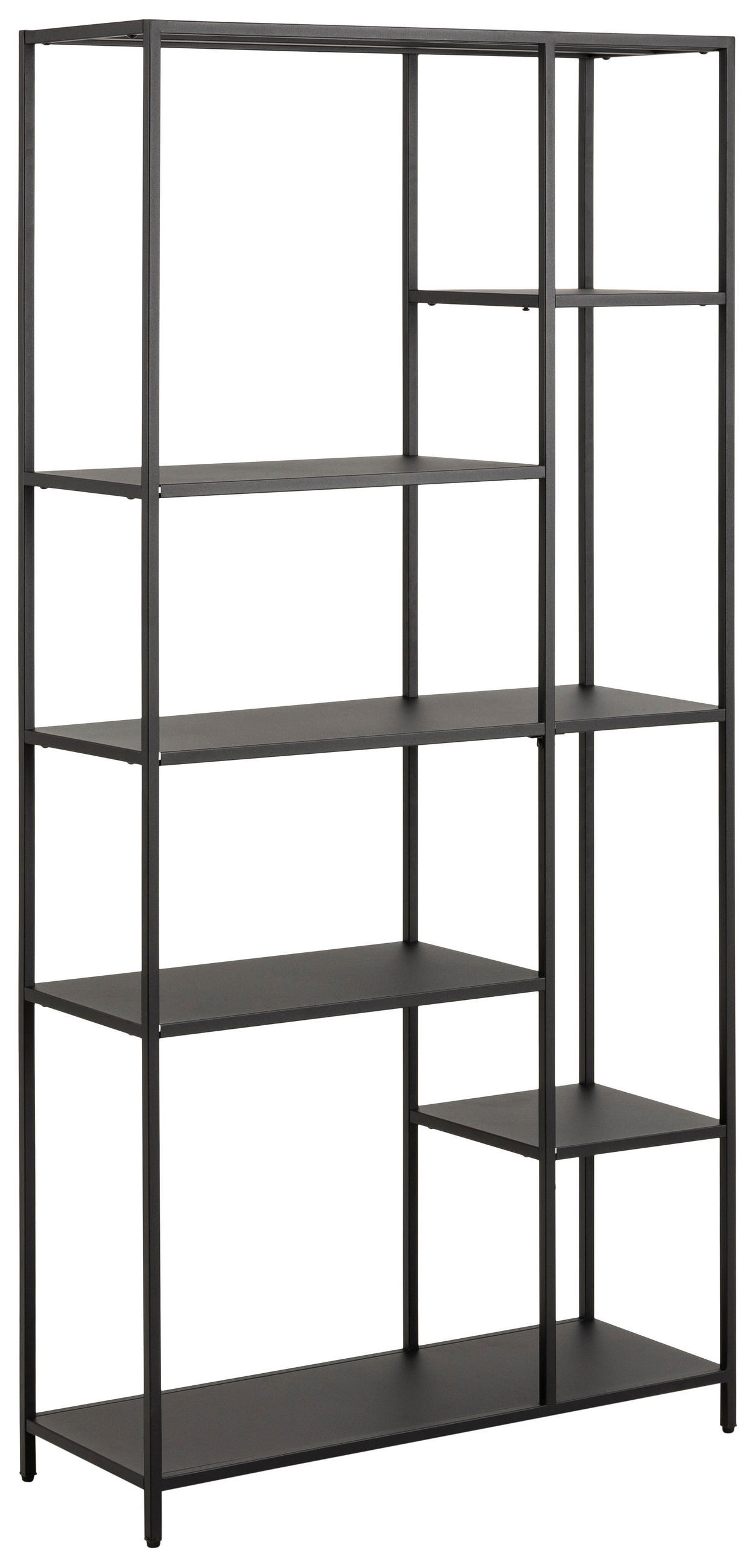 REGALELEMENT  79,5/165/30 cm Schwarz  - Schwarz, KONVENTIONELL, Metall (79,5/165/30cm) - MID.YOU