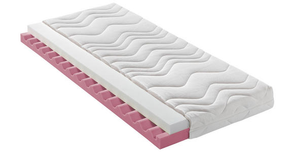 KOMFORTSCHAUMMATRATZE 90/200 cm Höhe ca. 15 cm - Weiß, KONVENTIONELL, Textil (90/200cm) - Sleeptex