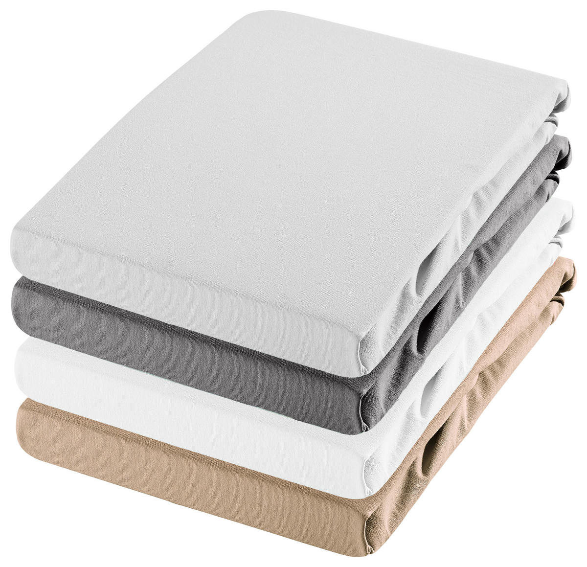 SPANNBETTTUCH Flanell 90/200 cm  - Silberfarben, Textil (90/200cm) - Esposa