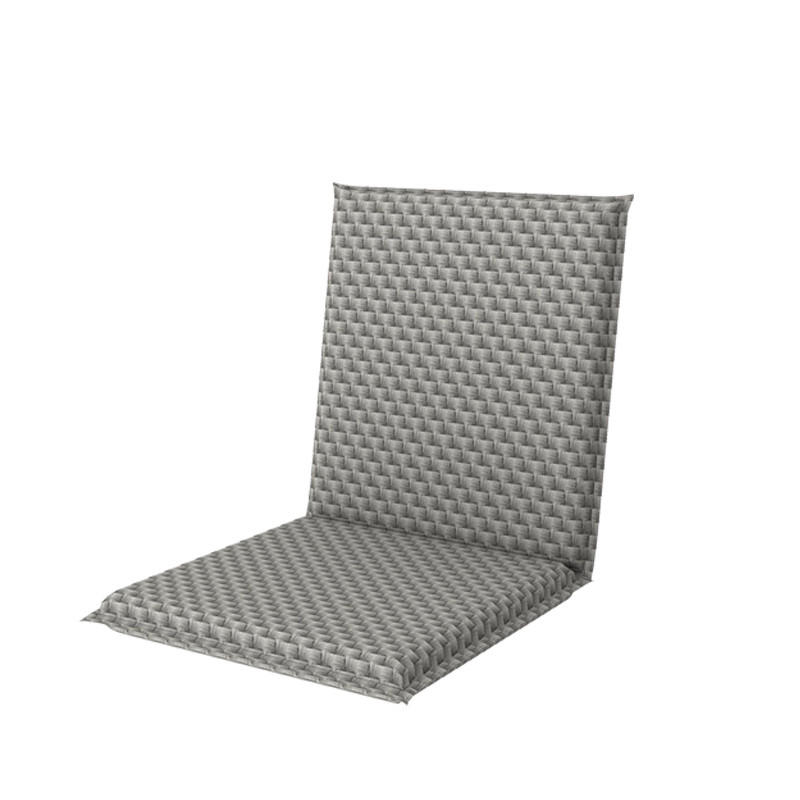 PODUŠKA NA KRESLO, 48/110/6 cm - sivá, Basics, textil (48/110/6cm) - Ambia Garden