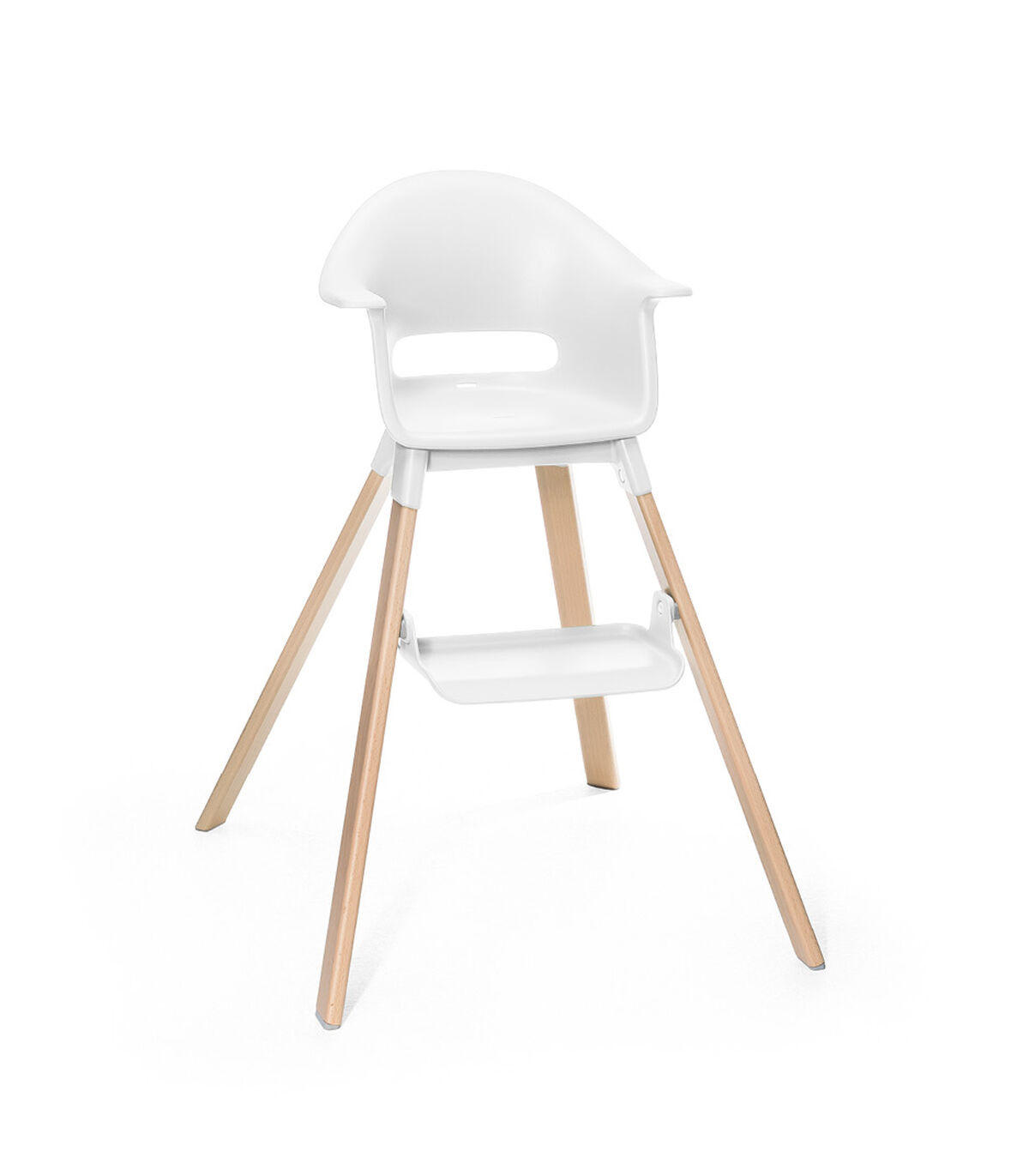 HOCHSTUHL Clikk  - Naturfarben/Weiß, LIFESTYLE, Holz/Kunststoff (69/56/82,5cm) - Stokke