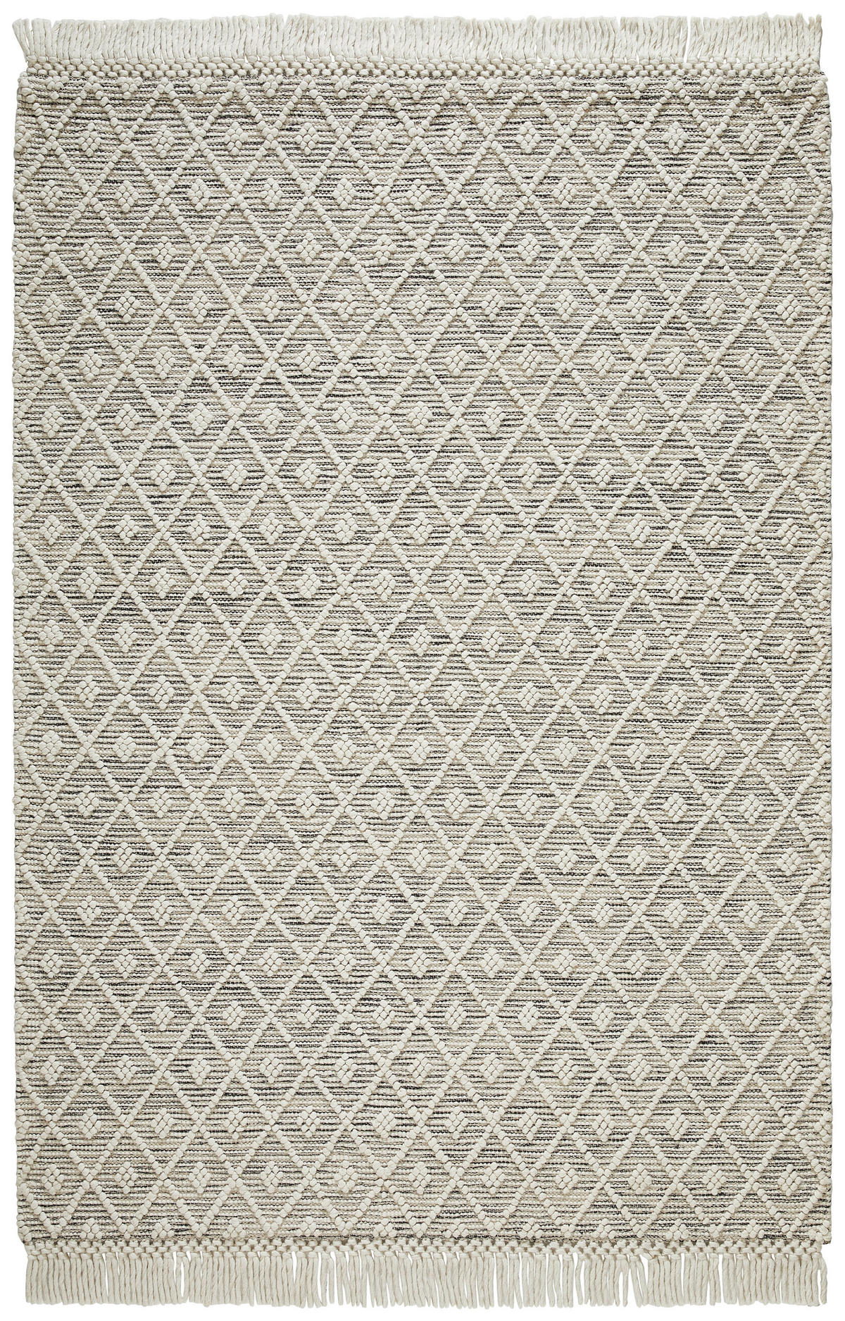 COVOR ȚESUT DE MÂNĂ  Sylt   - gri, Natur, textil (70/130cm) - Linea Natura