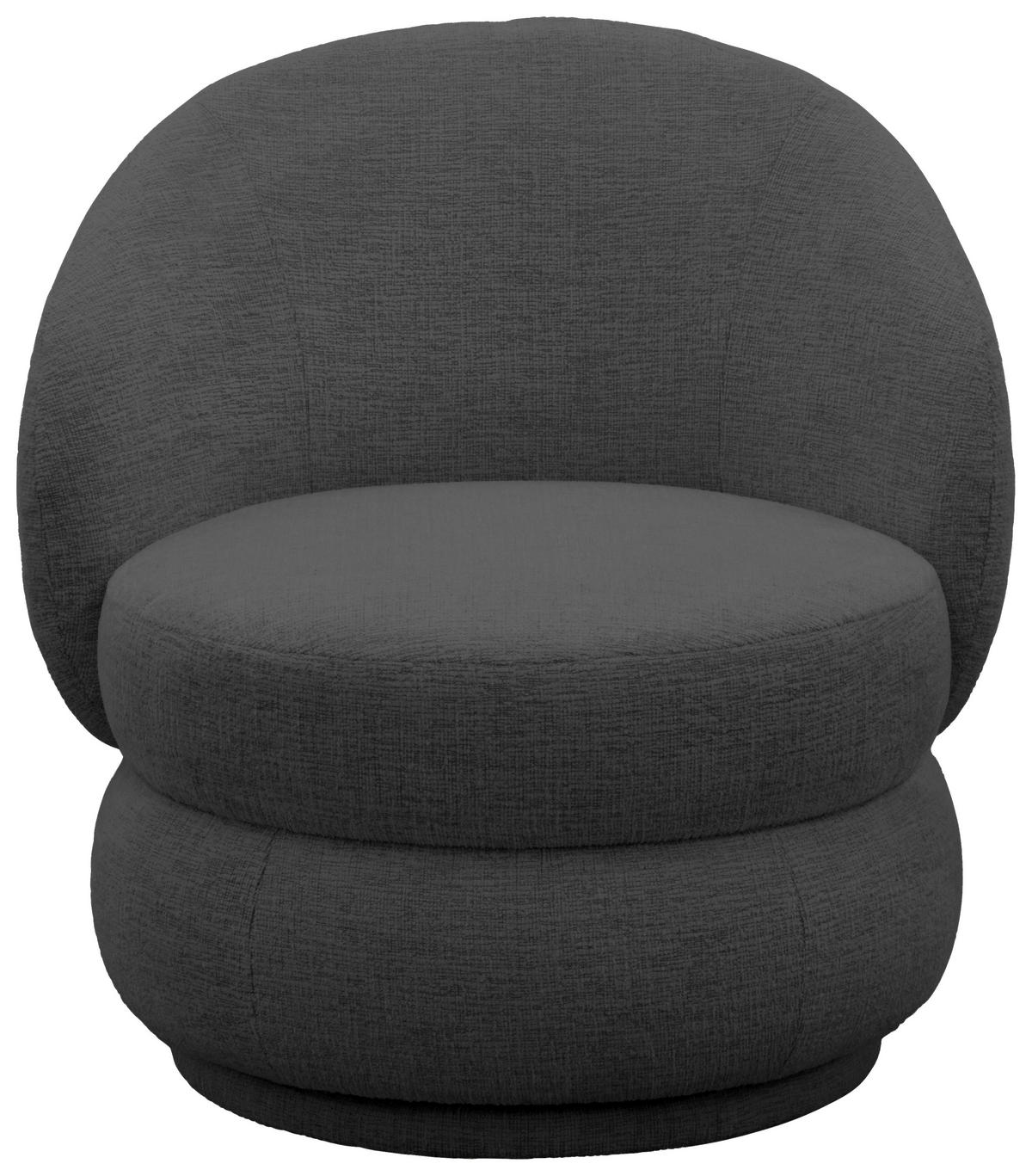 SESSEL in Chenille Grau  - Beige/Grau, MODERN, Textil (82/80/82cm) - Livetastic