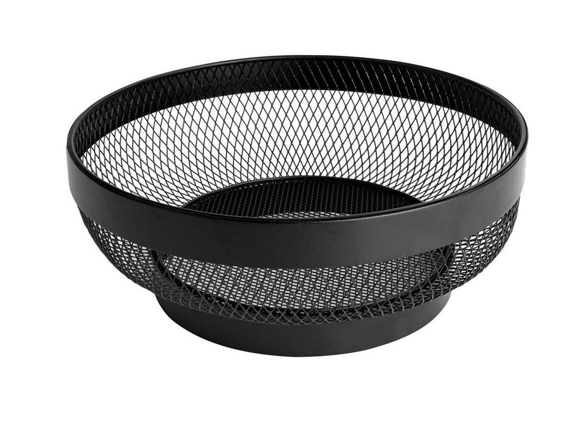 BROTKORB - Schwarz, Basics, Metall (25/25/9,5cm) - Justinus