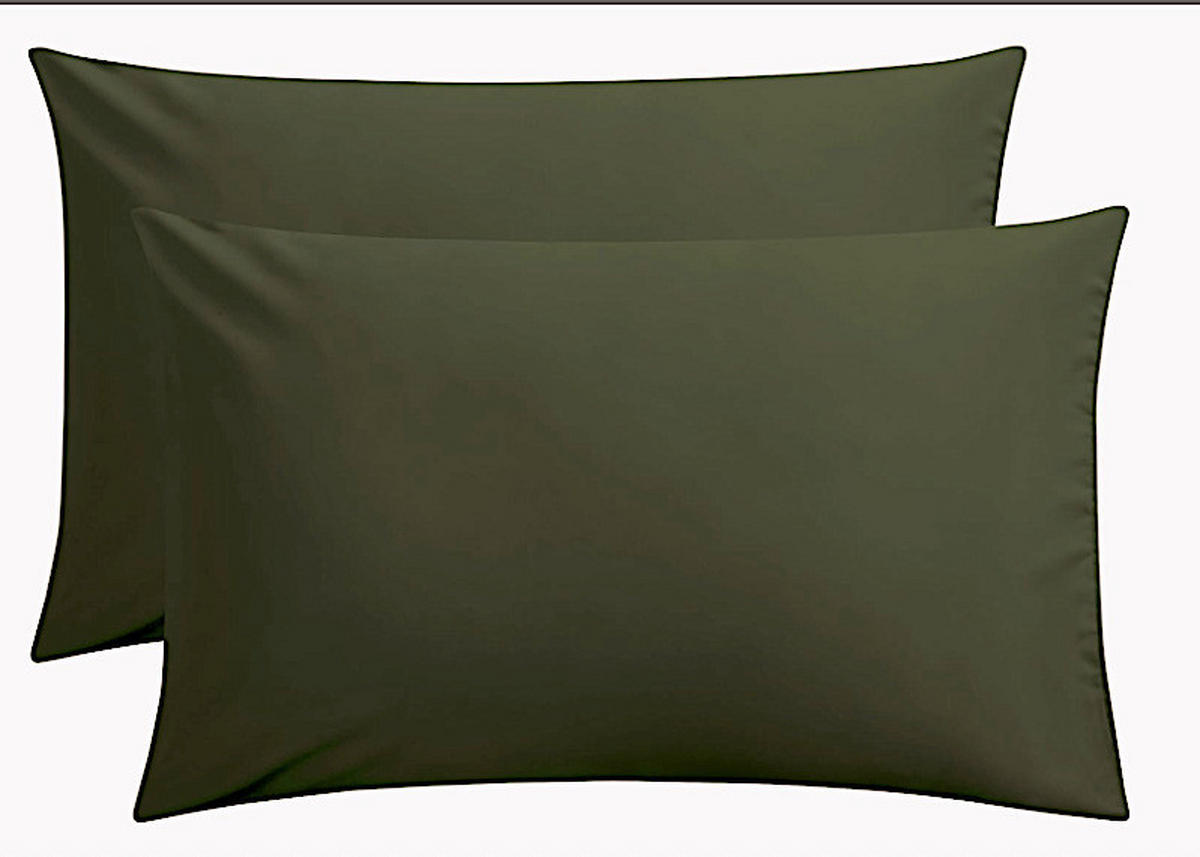 PÁRNAHUZAT 50/70 cm  - olívazöld, Basics, textil (50/70cm)