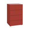 KOMMODE Primolar Garda  in 50/79/41 cm  - Koralle/Rot, Design, Holzwerkstoff/Kunststoff (50/79/41cm) - Xora