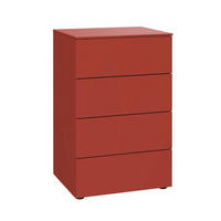 KOMMODE Primolar Garda  in 50/79/41 cm  - Koralle/Rot, Design, Holzwerkstoff/Kunststoff (50/79/41cm) - Xora