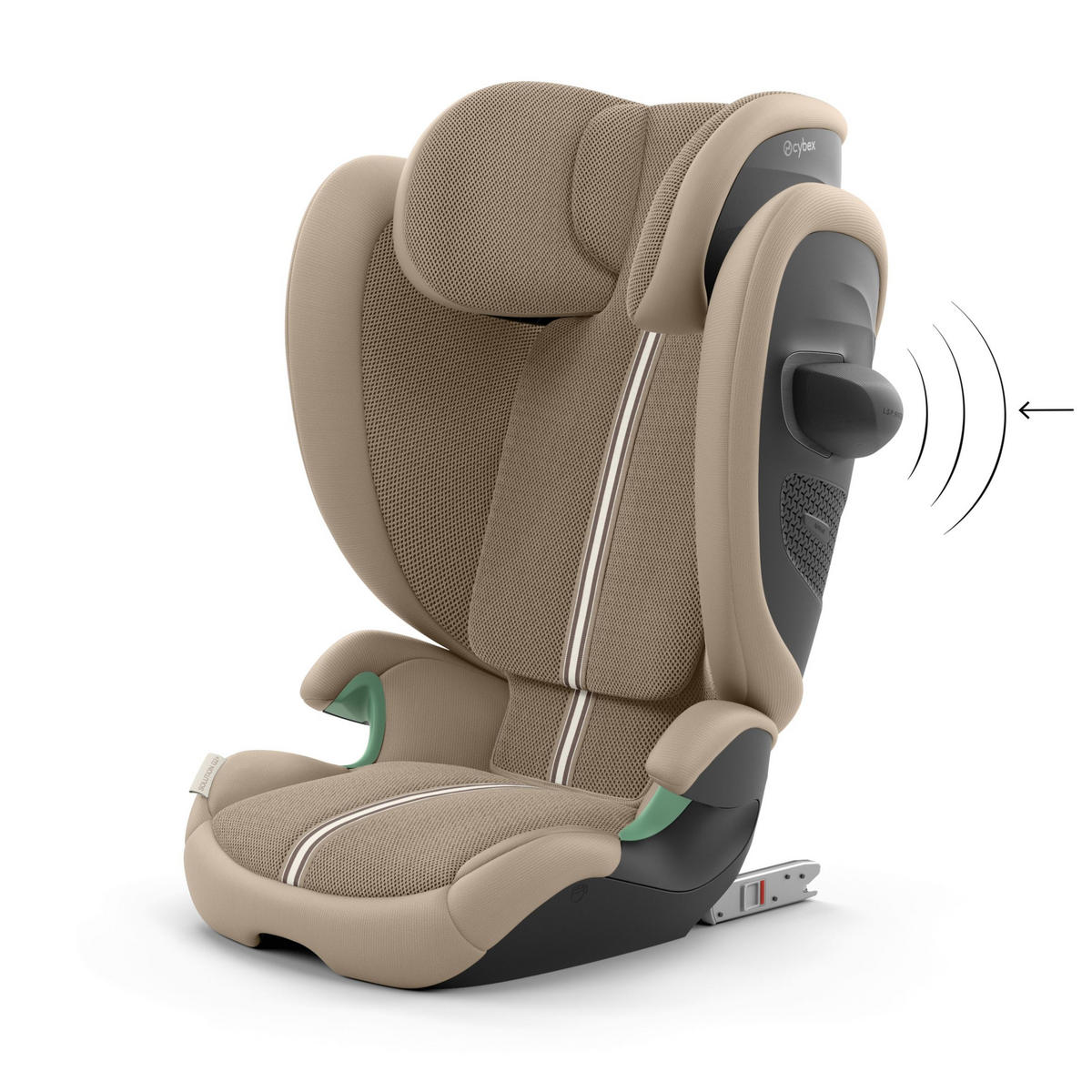 KINDERAUTOSITZ Solution G2 Plus  - Beige, Basics, Kunststoff/Textil (60.5/27.5/60cm) - cybex GOLD