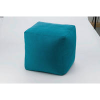 TABURETKA, textil, 40/40/40 cm - petrolejová, Basics, textil (40/40/40cm) - Novel