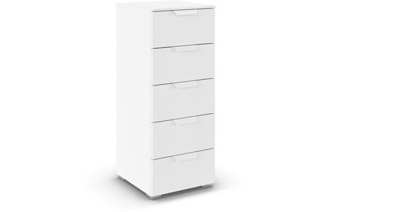 KOMMODE  in 40/100/42 cm  - Weiß, Design, Holzwerkstoff/Metall (40/100/42cm) - Carryhome