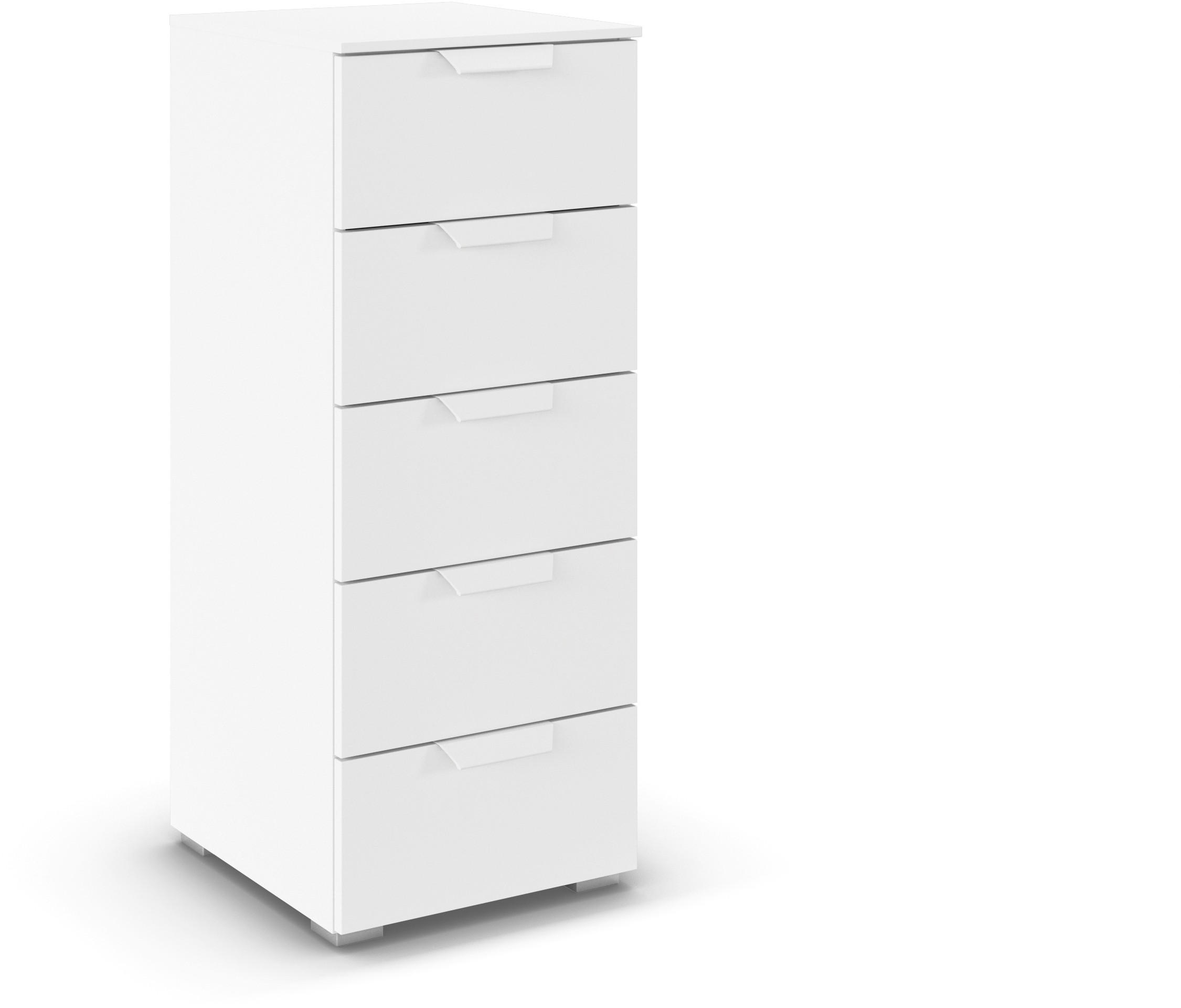Carryhome KOMMODE Weiß 40cm × 42cm × 100cm