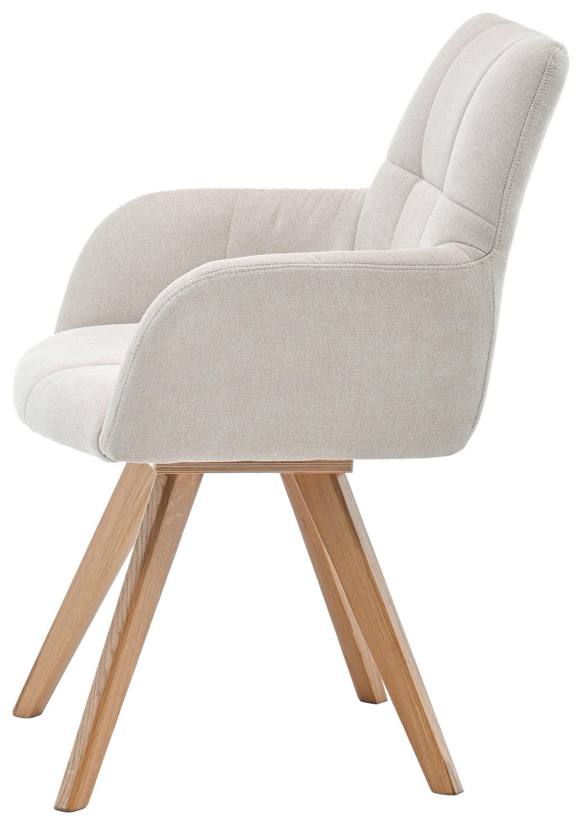 ARMLEHNSTUHL  in Mikrofaser  - Eichefarben/Creme, LIFESTYLE, Textil (61/88/66,5cm) - Boxxx