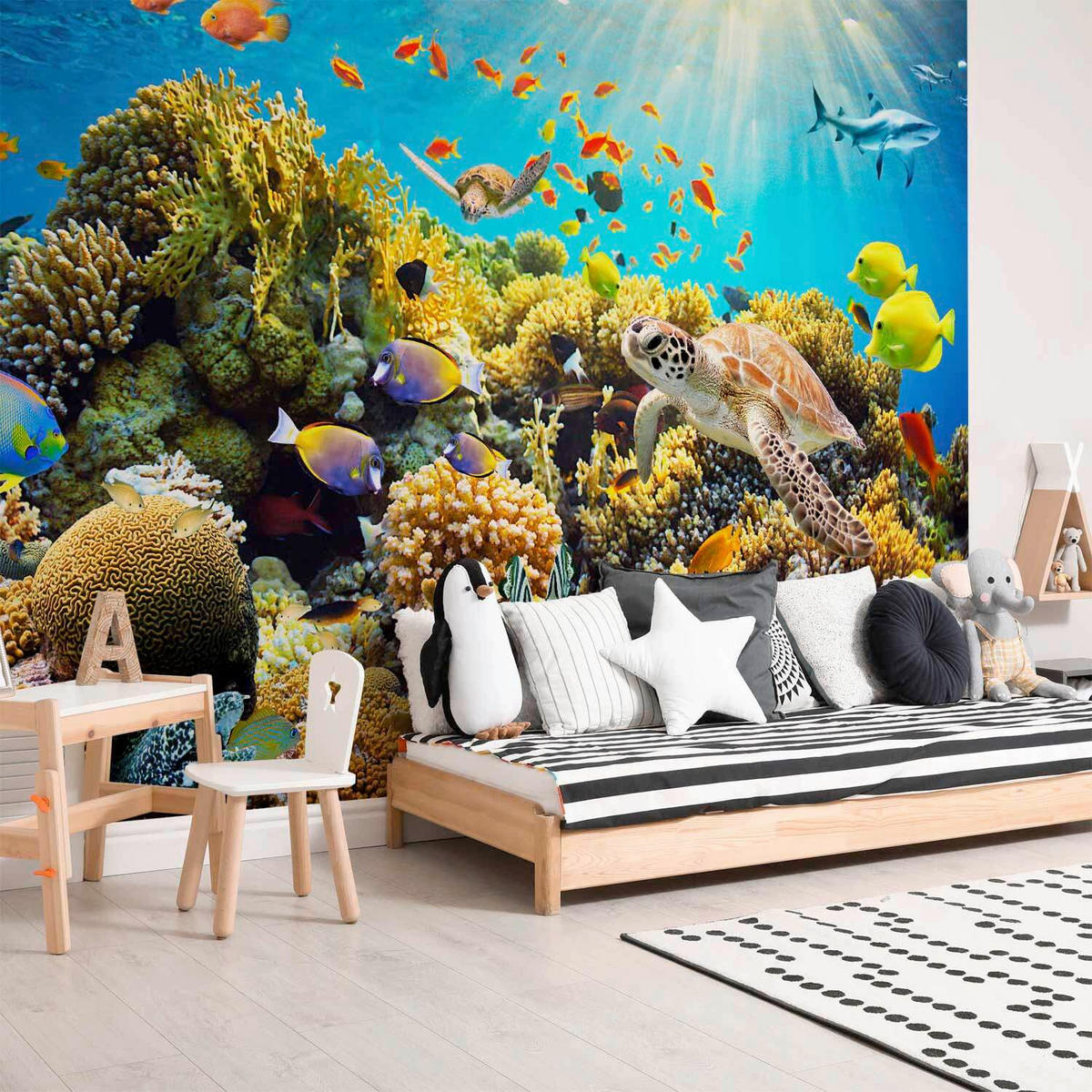 FOTOTAPET 450/315 cm  - multicolor, Lifestyle, textil (450/315cm) - artgeist