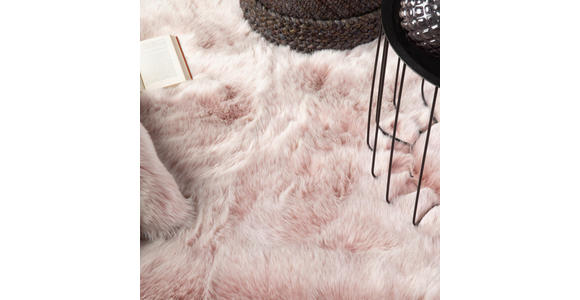 KUNSTFELL 80/150 cm  - Pink, Design, Textil (80/150cm) - Novel