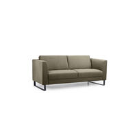 2,5-SITS SOFFA i ljusbrun  - ljusbrun/svart, Modern, metall/trä (188/88/88cm) - Hom`in