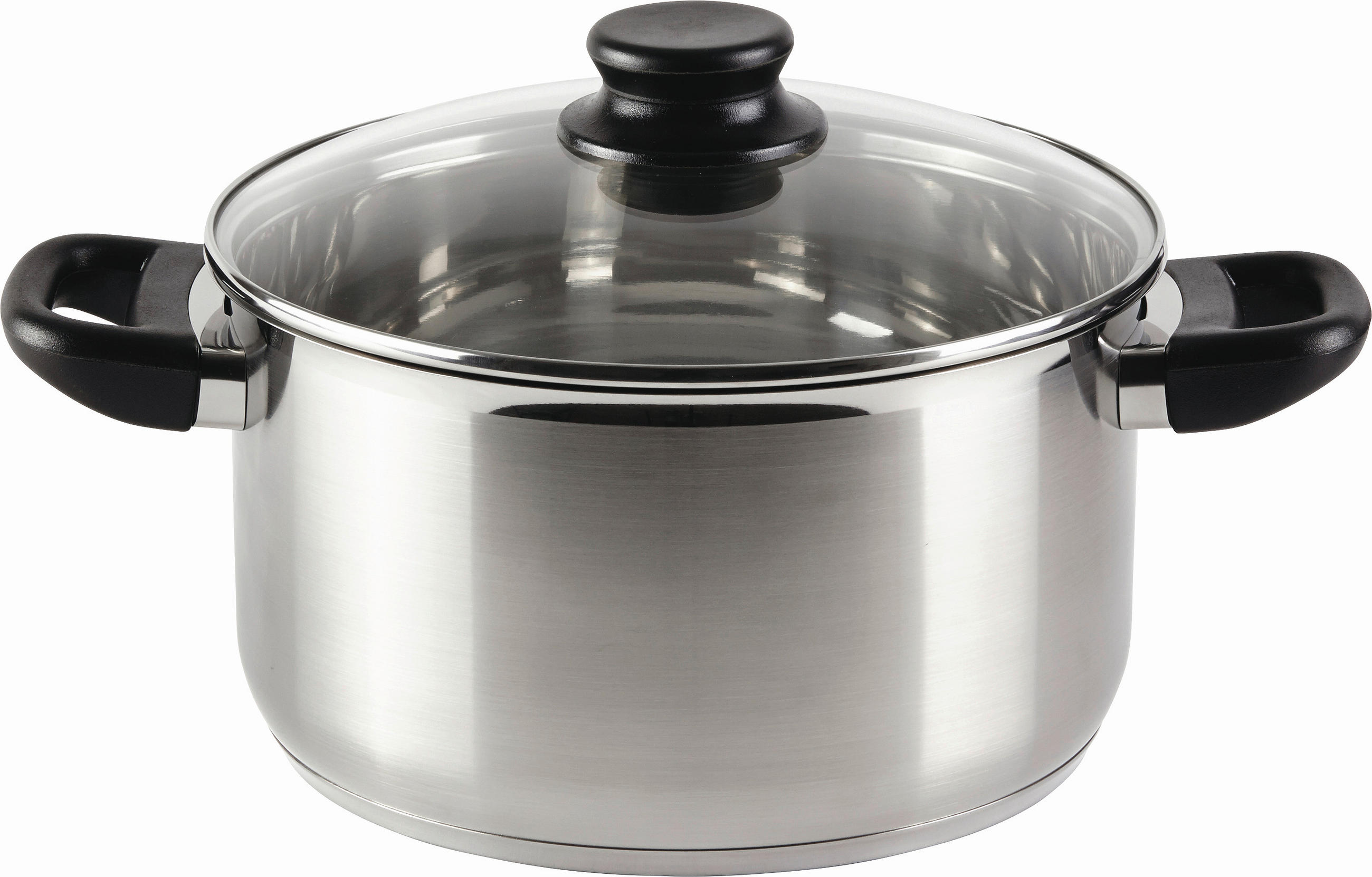 Kochtopf Anka 5 Liter Edelstahl, Mit Deckel