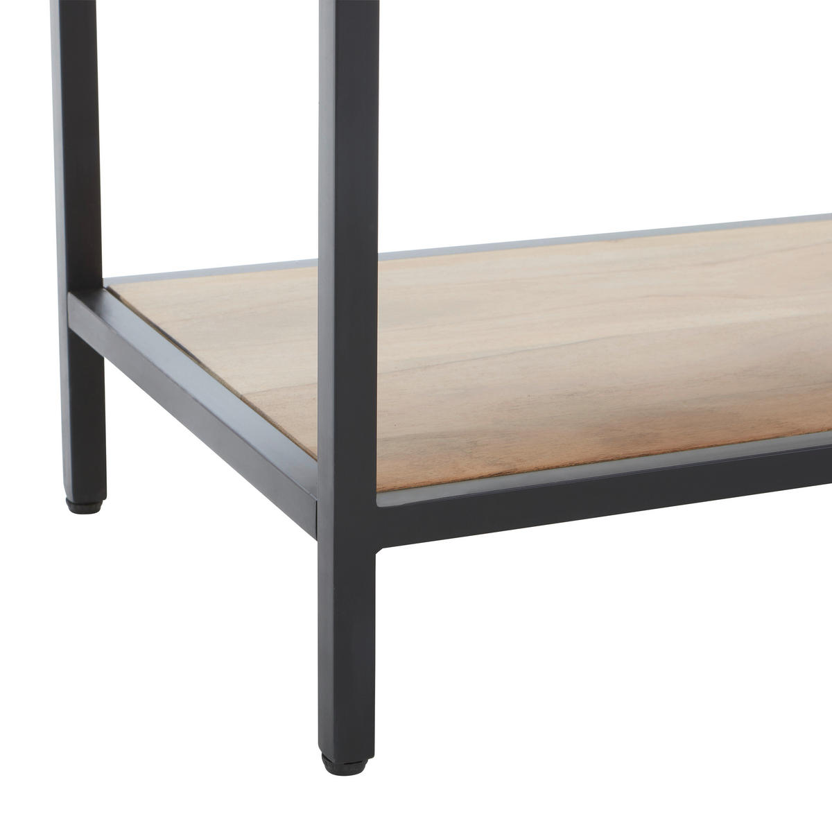 REGAL zelena, crna, boje bagrema  drvo, metal  - bijela/boje bagrema, Design, drvo/metal (120/201/38cm) - Livetastic