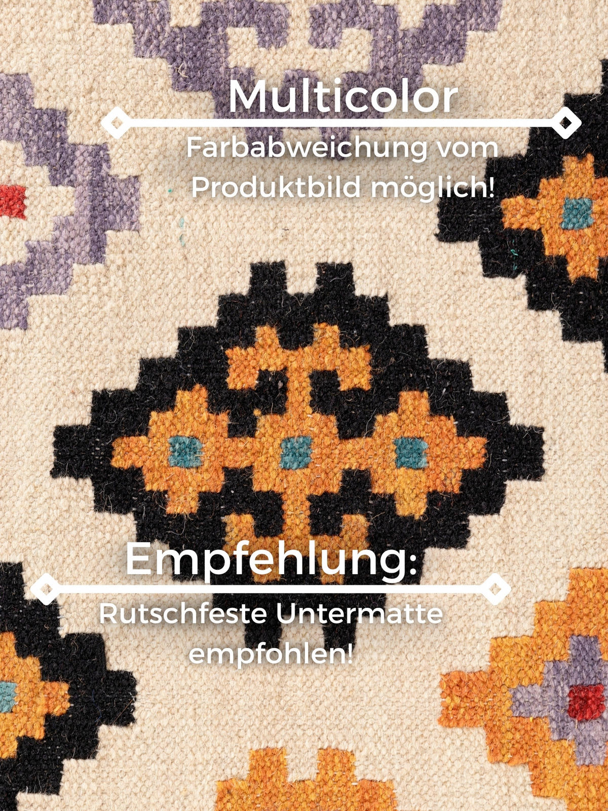 ORIENTTEPPICH 160/230 cm Kamal Creme, Multicolor  - Multicolor/Creme, Design, Textil (160/230cm)