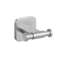 HANDTUCHHAKEN - Edelstahlfarben, MODERN, Metall (7/5,5/6,5cm) - Wenko